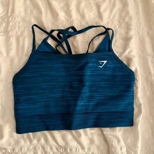 Gymshark Women's Blue Sports Bra